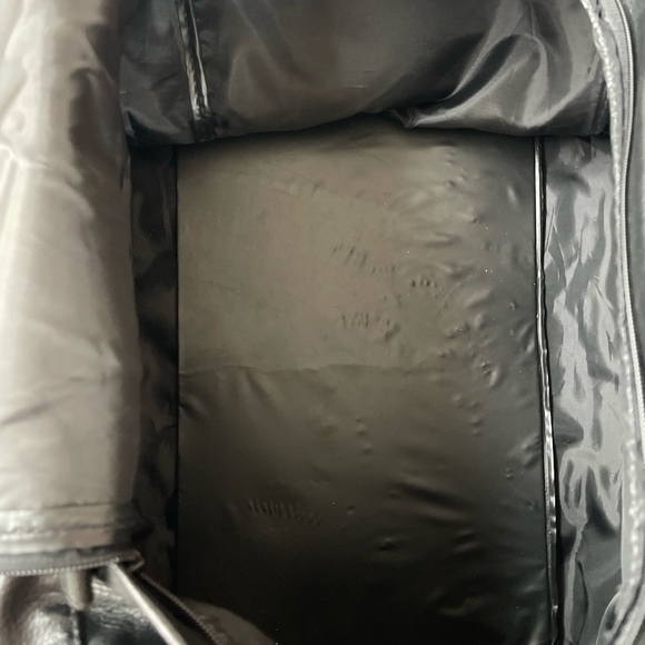 Ron Brugal Vintage Duffel Bag Black Sport Gym Bag Carry On Bag Shoulder Bag - Picture 6 of 6